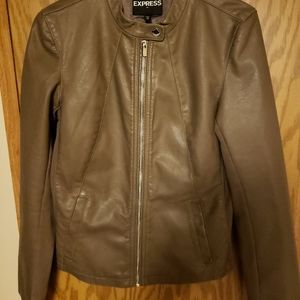 Express faux leather jacket
